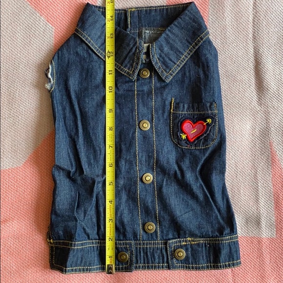 🎈SOLD🎈TOP PAW DENIM DOG DRESS NEW - Picture 3 of 5